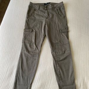 Green Skinny Cargo Pants